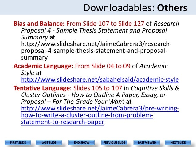 tentative thesis statement tentative thesis statement