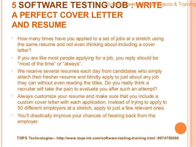 how to get a software testing job as a fresher