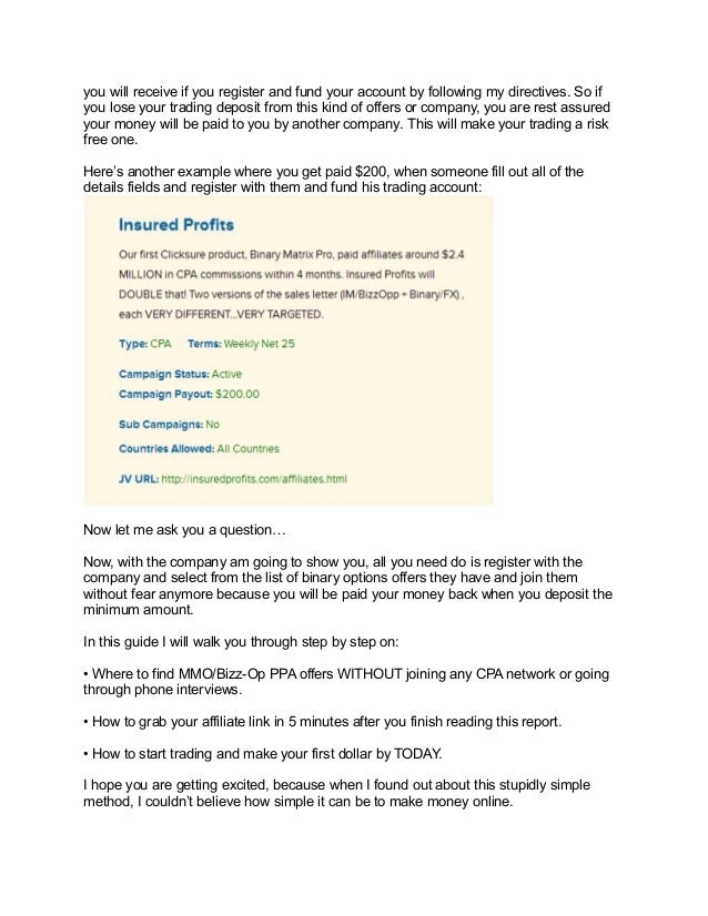 Redwood binary options review