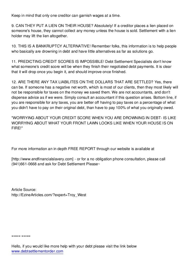 debt creditor send eliminate form
