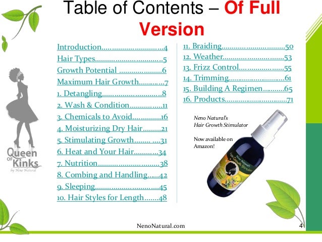 Quick hair vine natural hair increase oil