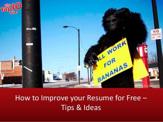 how to enhance your resumes