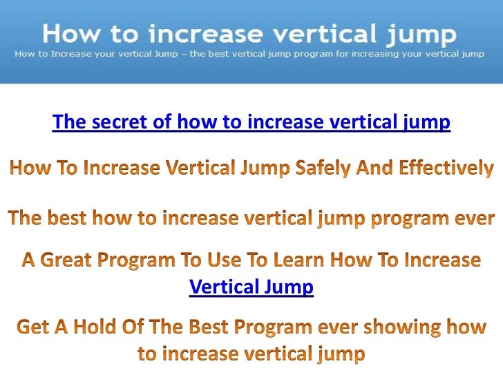 How To Jump Higher For Basketball Exercises Pdf : Vert Shock Free Pdf