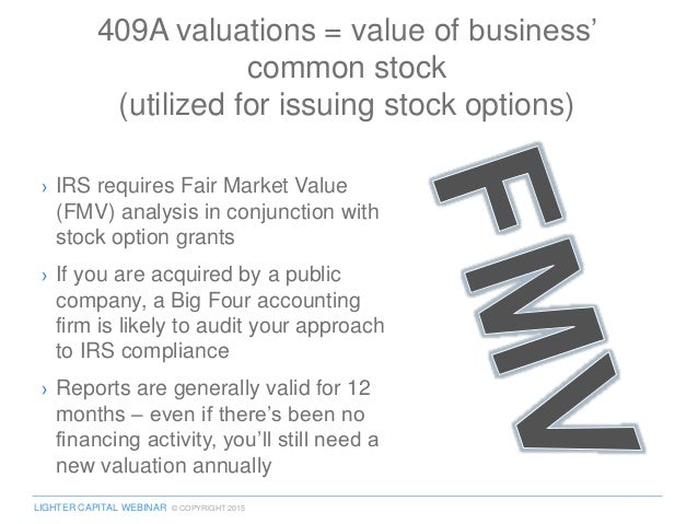 Nonstatutory stock options 409a