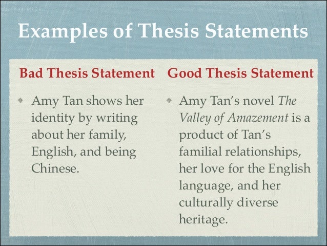 statement good tips writing on thesis a