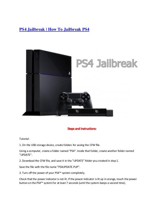 How To Jailbreak PS4 1.75 CFW PlayStation 4 Jailbreak Tutorial