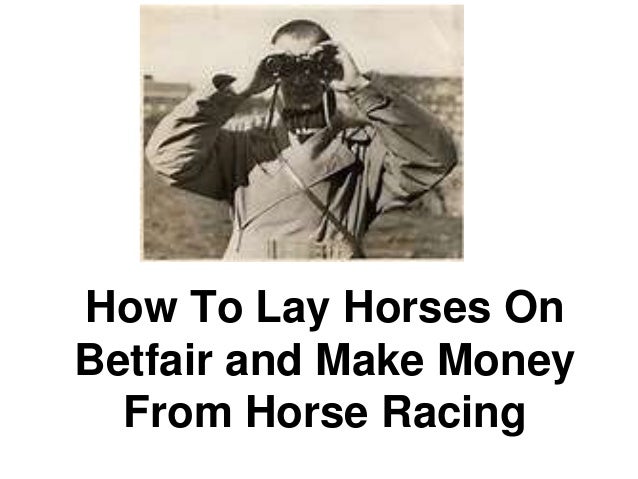 how to make money laying horses on betfair