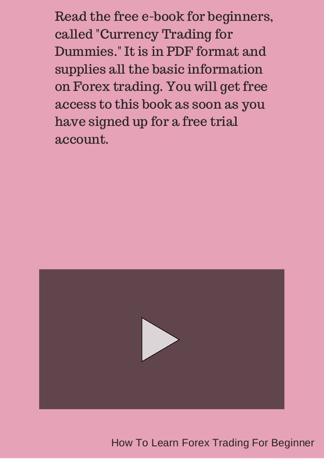 how to learn forex trading for beginner