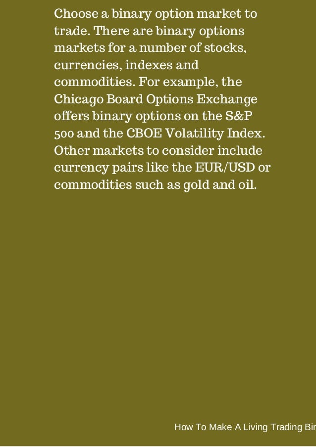 Best binary option platform 2013