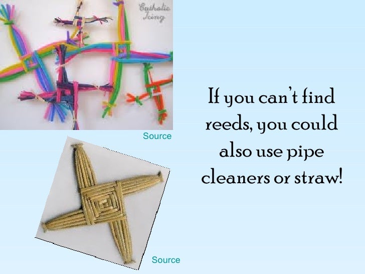 How to make a St. Brigid's cross