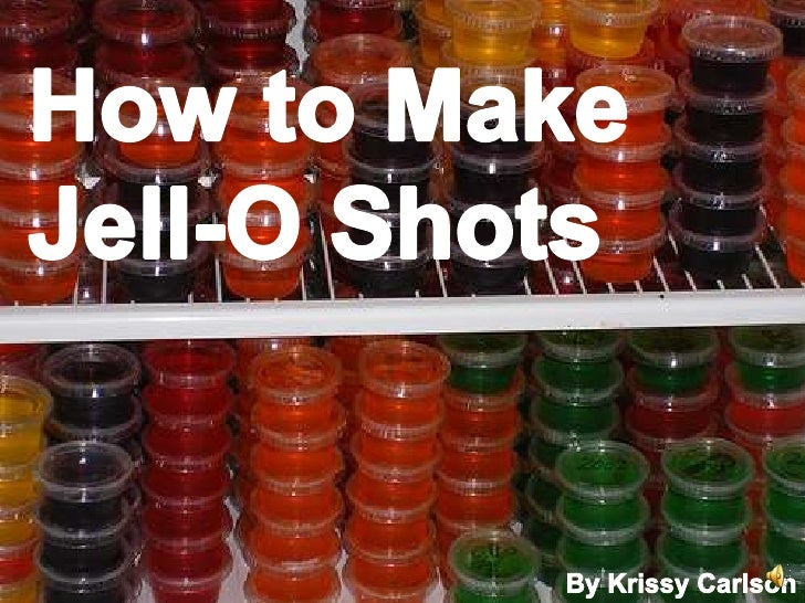how to make jello shots how to make jello shots