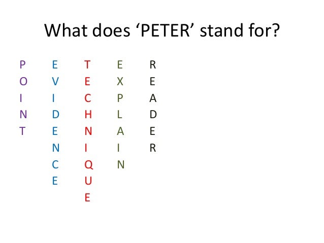 Gcse english essay structure