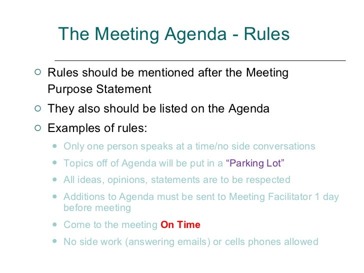 rules meeting minutes