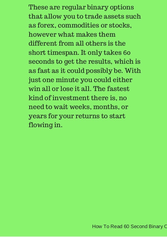 Sell binary options leads