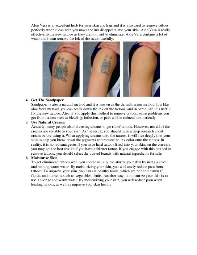 How To Remove A Tattoo Effectively At Home