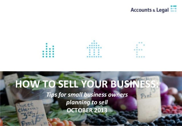 How to sell your small business