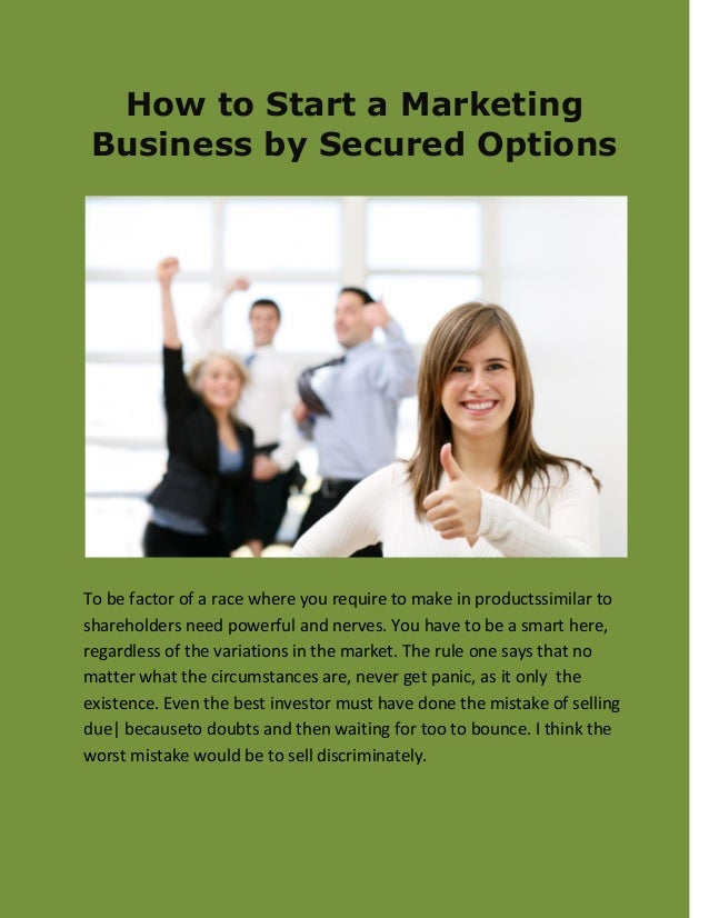 Start option trading business
