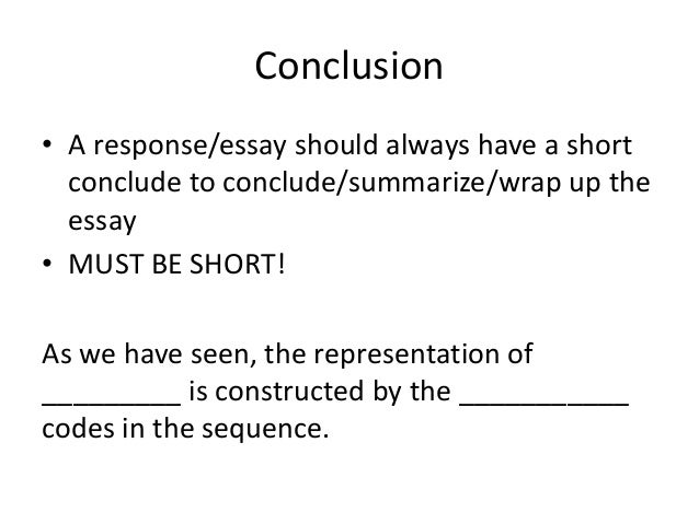 The Conclusion - Research Guides - University of Southern