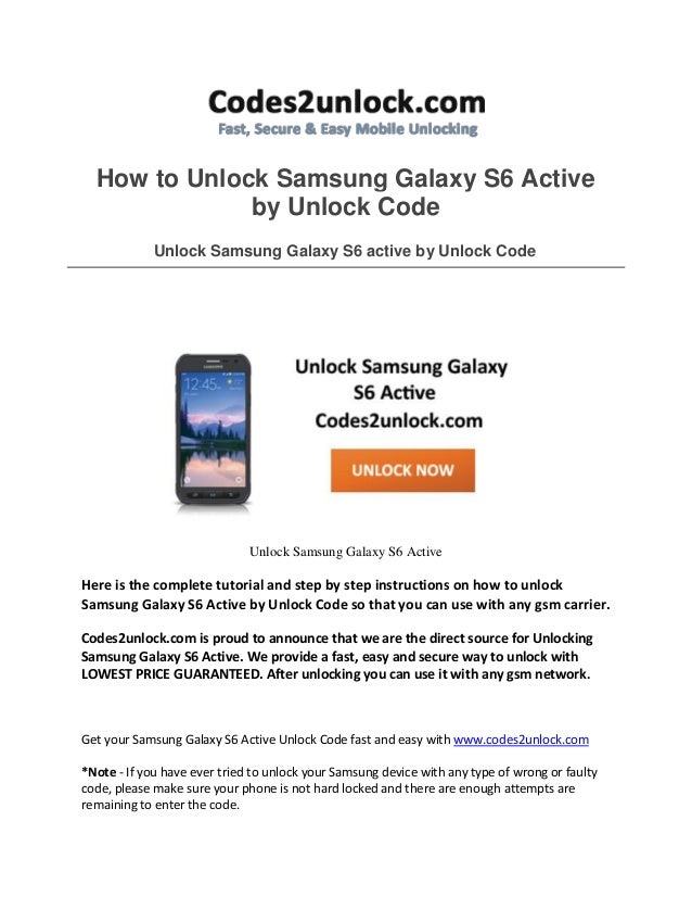How to unlock a samsung phone security code