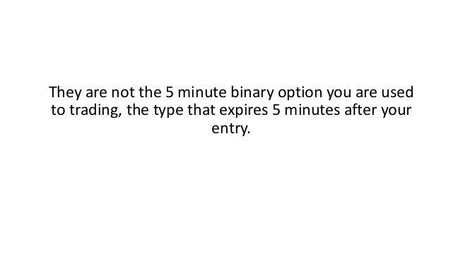 How to trade 1 minute binary options