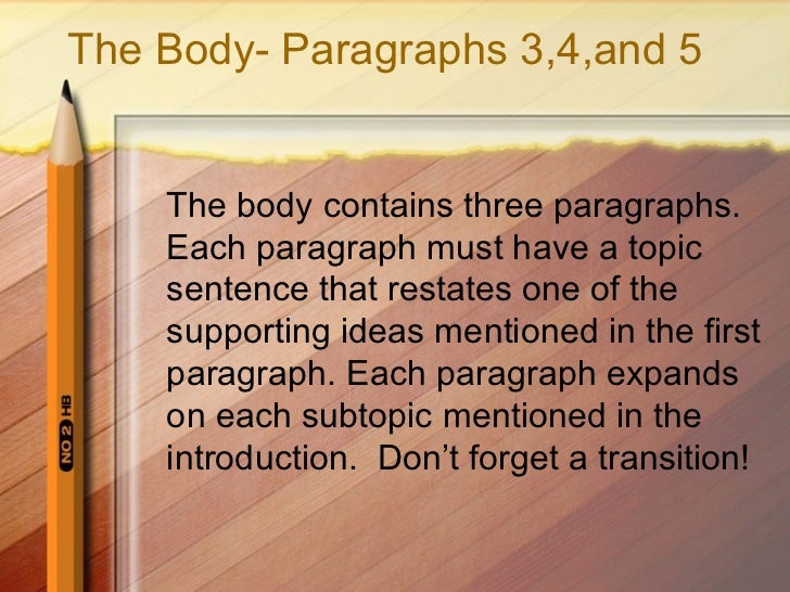 How To Write A Good 5 Paragraph Essay