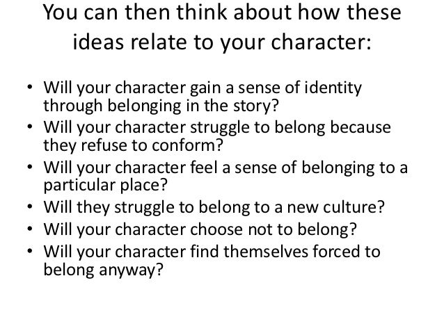 Creative Writing On Identity What It Is