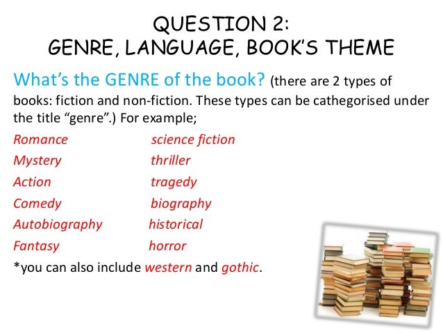 Book Report Example