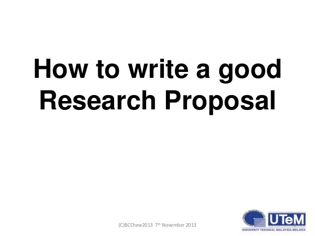 Sample research proposal bachelor thesis