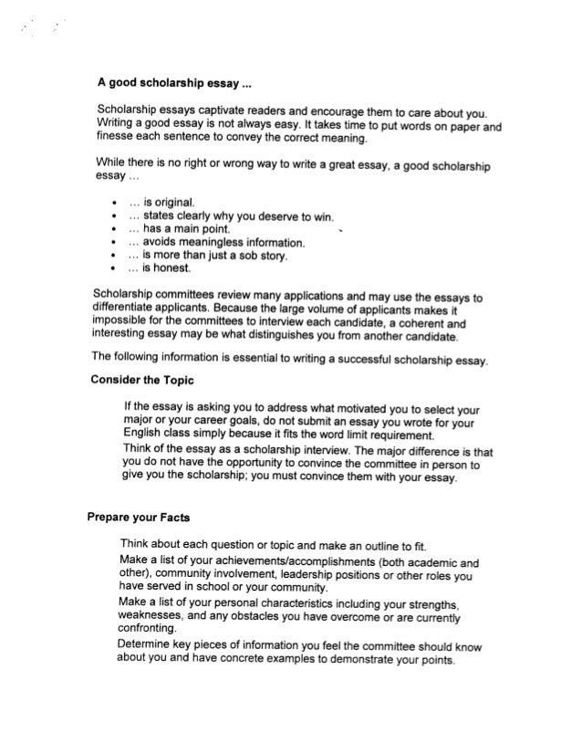 How to Write a Winning Scholarship Essay | Top Universities