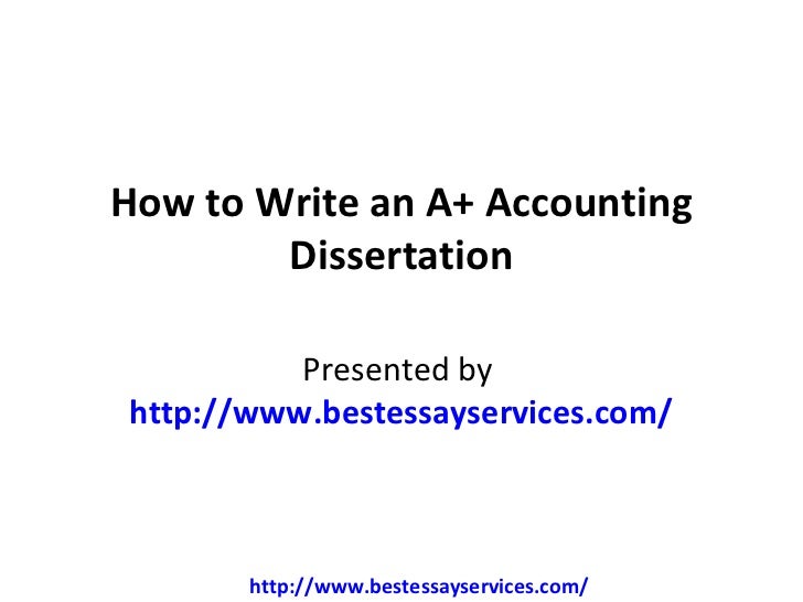 dissertation topics on accounting standards