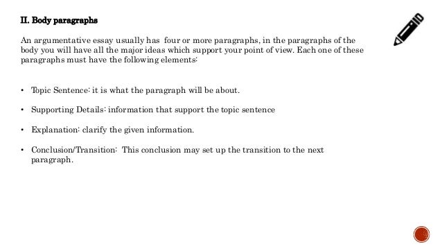 Types of Papers: Argument/Argumentative