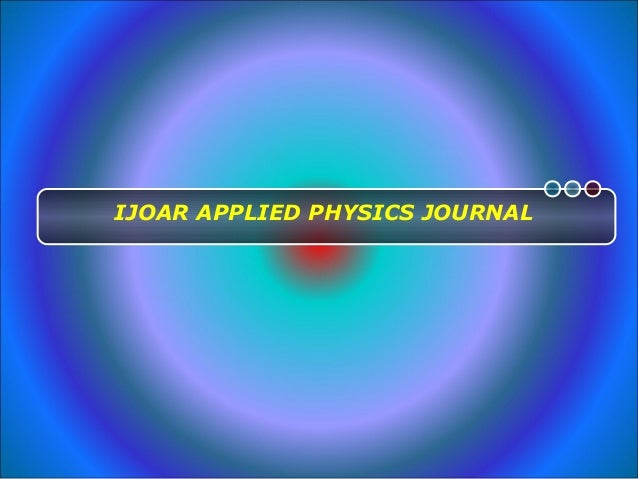 applied physics research paper applied physics research paper