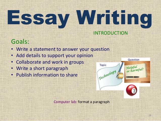 How To Right A Essay