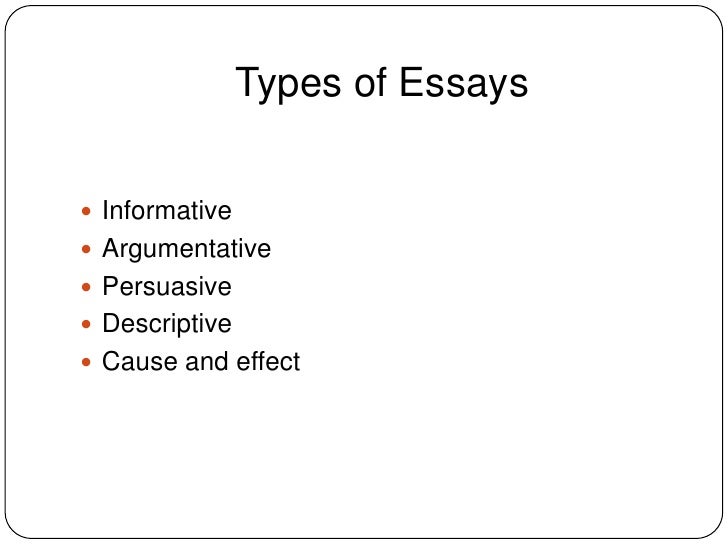 How do i write an informative essay