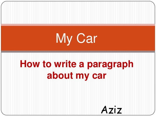 Words Essay on My Dream Car