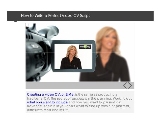 Video CV Script Writing Tips that will Help you Standing Out from the Crowd Video Cv Help Video Cv Help Video CV Script Writing Tips that will Help you Standing Out from the Crowd