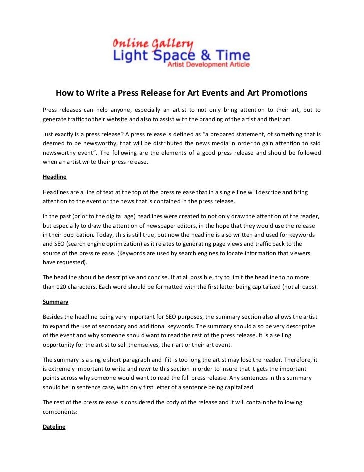 writing press release tips The press release of 2015 looks very different compared to what pr newswire first distributed in 1954 however, we still see some die-hard press release practices. writing press release tips The press release of 2015 looks very different compared to what pr newswire first distributed in 1954 however, we still see some die-hard press release practices.