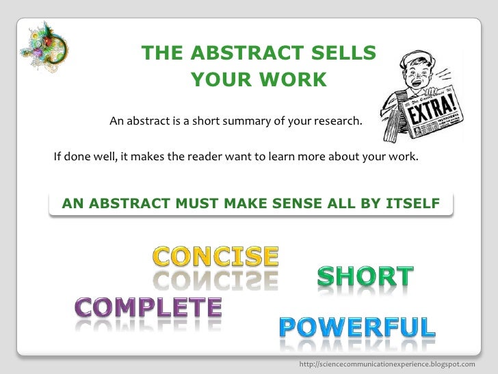how to write an abstract for a scientific paper how to write an abstract for a scientific paper