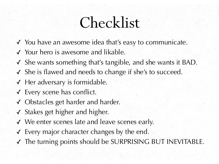 How to Write a Screenplay or Tell a Better Story