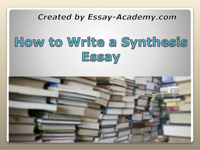 How to write synthesis essay
