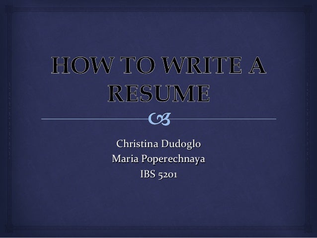 how to write a winning resume how to write a winning resume
