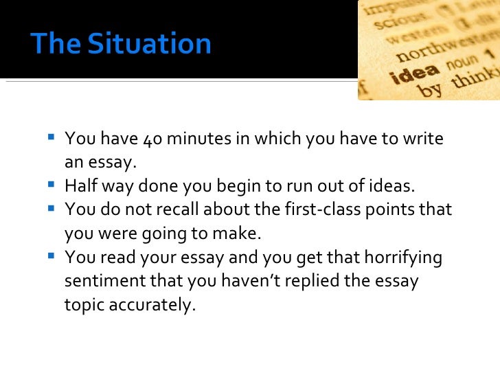 Essay test powerpoint