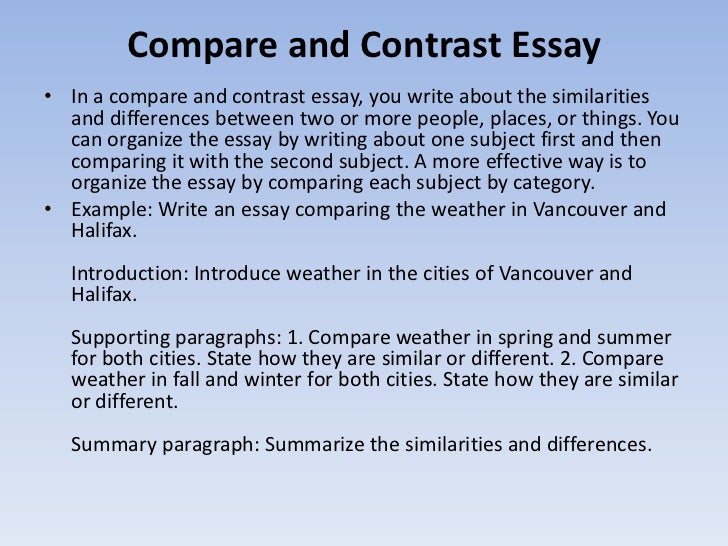 paragraph essay example