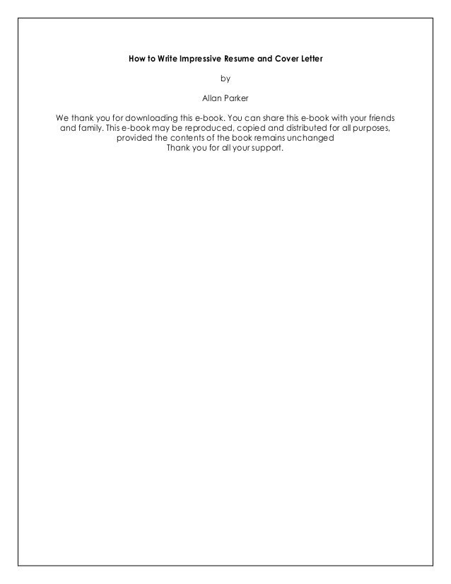 cover letter template short