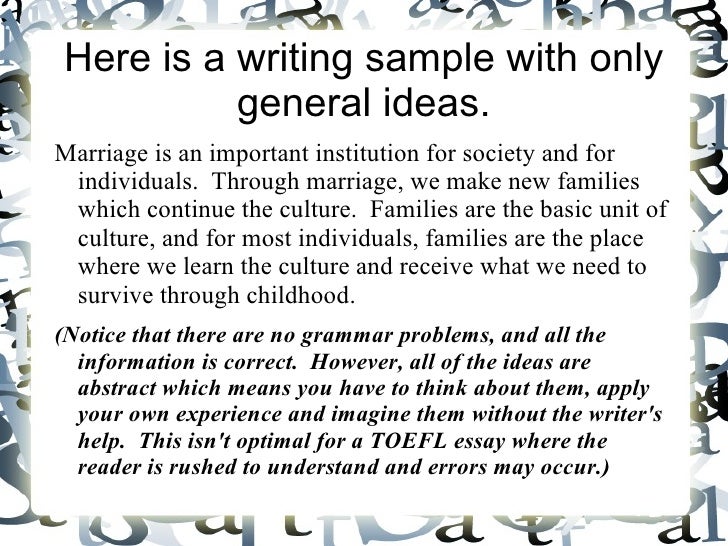 Writing about your family essay