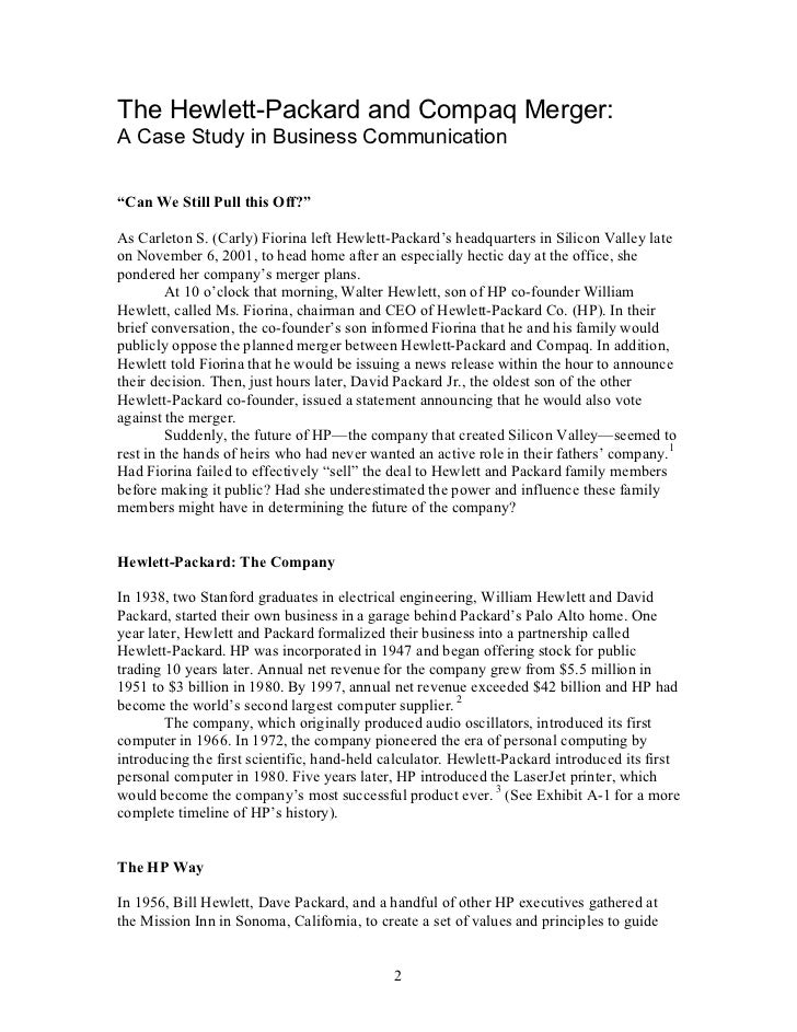 the merger of hewlett packard and compaq a strategy and valuation Hewlett-packard will acquire compaq computer in a stock swap worth about $25 billion, the companies announced late monday hp and compaq announced a stock-swap deal worth $25 billion because of fluctuations in the stock, the value of the deal may change this is the approximate value (20-minute. the merger of hewlett packard and compaq a strategy and valuation Hewlett-packard will acquire compaq computer in a stock swap worth about $25 billion, the companies announced late monday hp and compaq announced a stock-swap deal worth $25 billion because of fluctuations in the stock, the value of the deal may change this is the approximate value (20-minute.