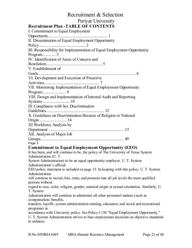 Dissertation On College Recruitment Strategies