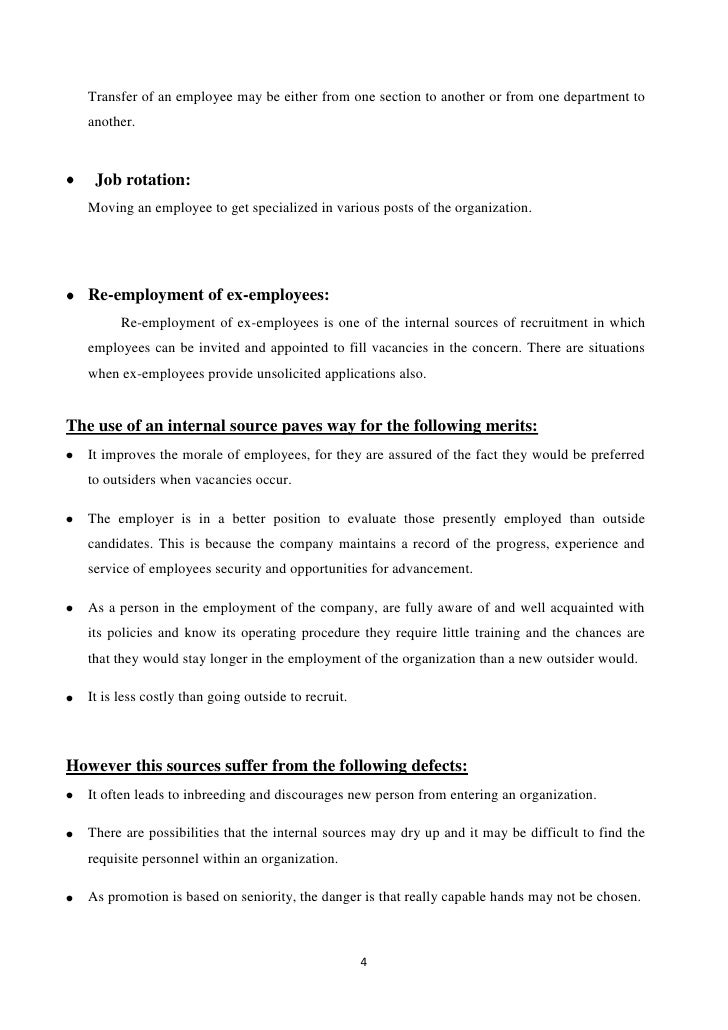 Literature review on recruitment and selection analysis