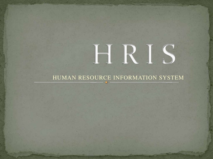 Case study of human resource information system pdf