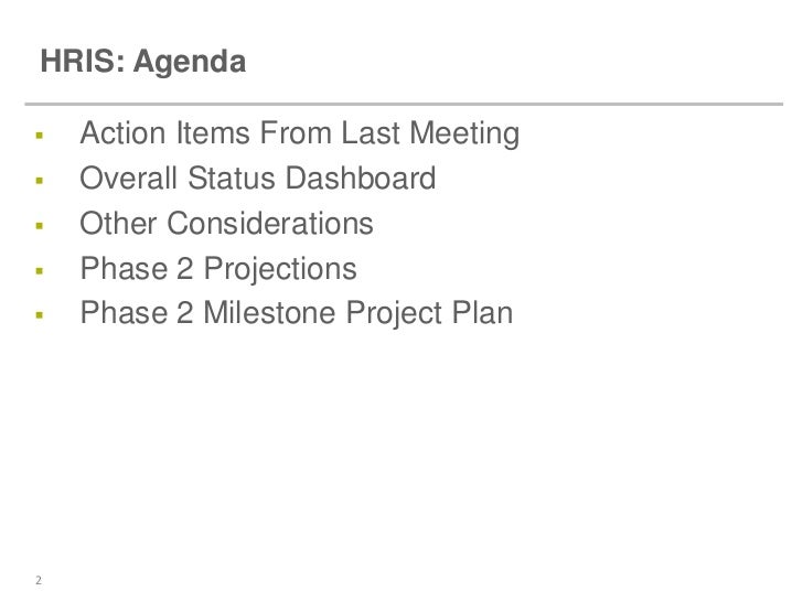 work meeting agenda